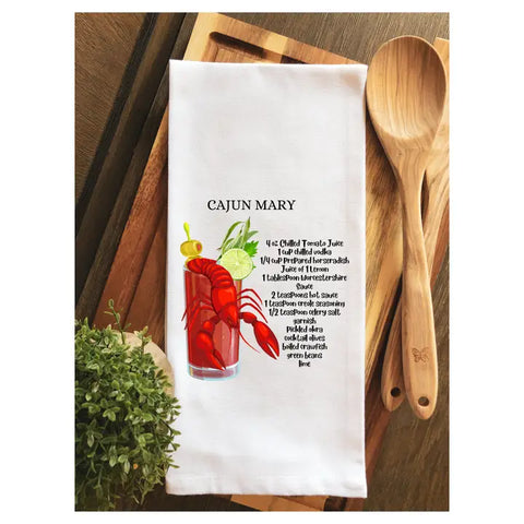 Cajun Mary Tea Towel