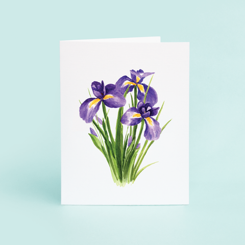 Louisiana Iris Notecard