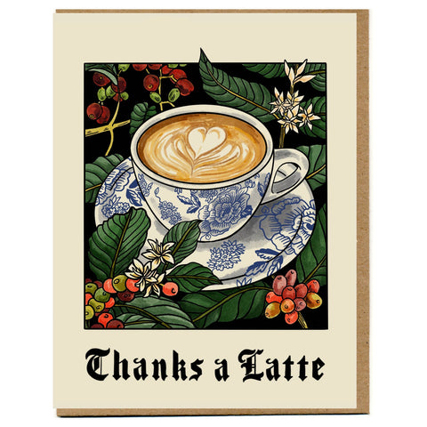 Thanks A Latte Card
