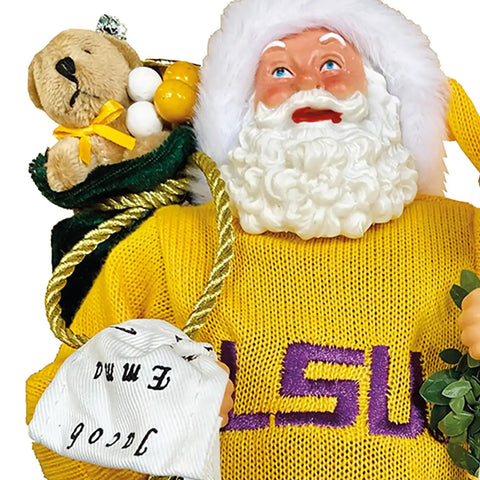 12" LSU Proud Santa, detail - 318 Art & Frame