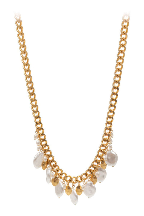 Pearl Accent Chain Necklace - 318 Art & Frame