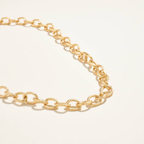 Textured Toggle Chain Necklace - 318 Art & Frame