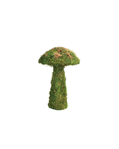 Deco Moss Mushroom Planter 14"