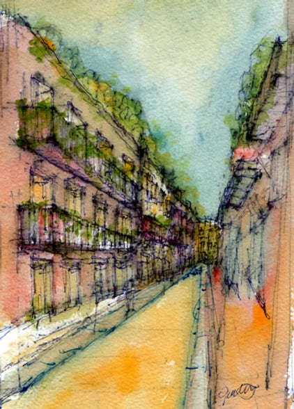 "Madison Street" Art Print 8x10