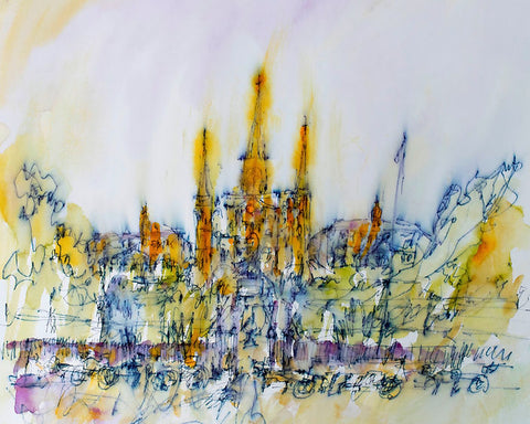 "Jackson Square" Art Print 8x10