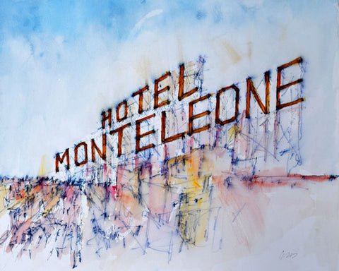 "Hotel Monteleone" Art Print 8x10