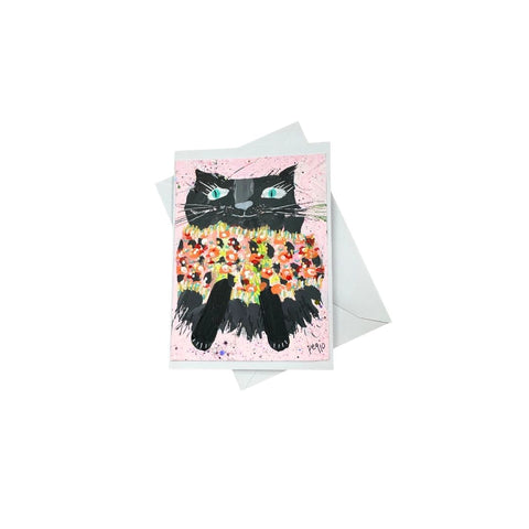 Sweater Cat Card 4x6