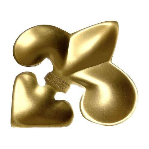 Gold Fleur de Lis Plate