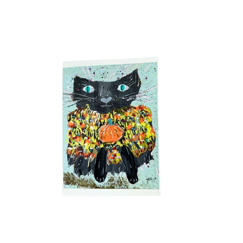 Sweater Cat Card 4x6