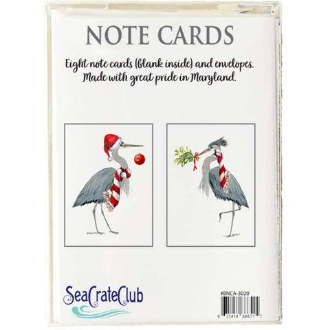 Christmas Herons Assortment Boxed Note Cards, box and cards - 318 Art & Frame