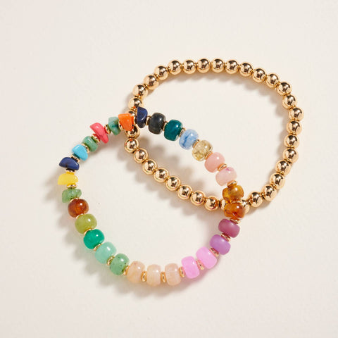 Golden Hour Stretch Bracelet Set