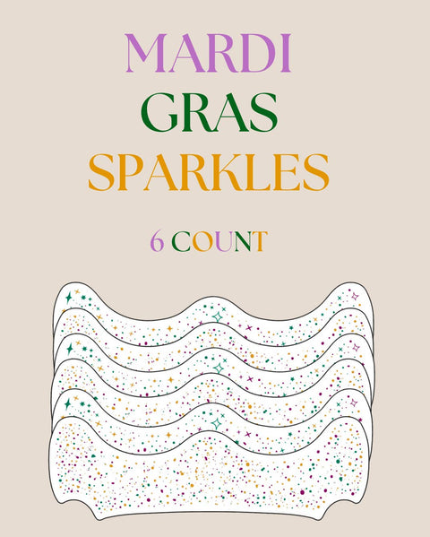 Mardi Gras Face Sparkles