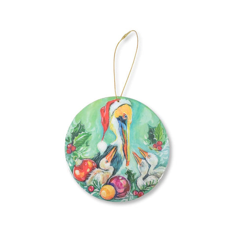 Christmas Pelican Ornament