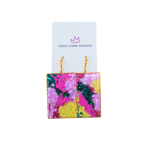 Creole Confetti Earrings