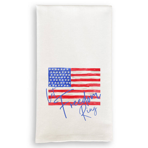 Let Freedom Ring Flag Kitchen Towel