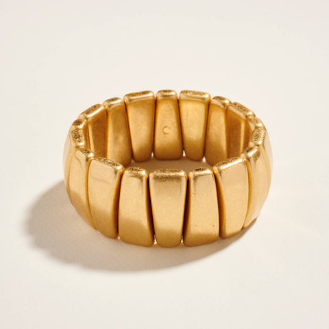 Domed Metal Stretch Bracelet - 318 Art & Frame
