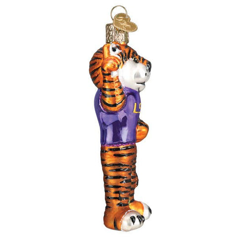 LSU Mike the Tiger Glass Ornament - 318 Art & Frame