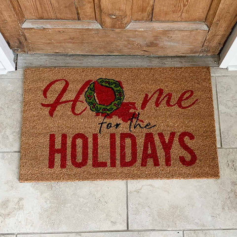 Louisiana Holidays Coir Doormat