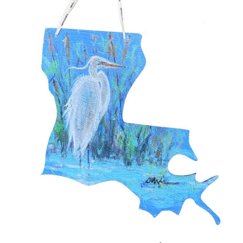 Egret Door Hanger