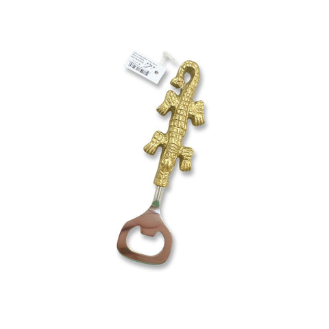 Gold Alligator Bottle Opener