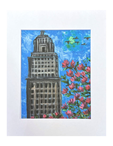 "Baton Rouge" Matted Art Print 11"x14"