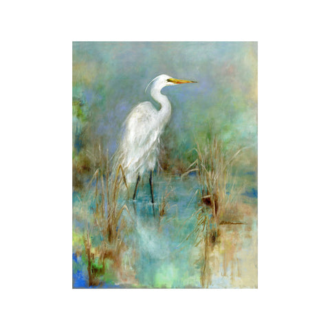 "Great White Egret" 24x36 Fine Art Reproduction