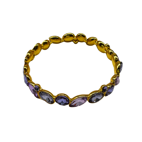 Purple and Gold Bracelet