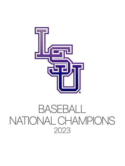 LSU Baseball National Champions 2023 Hardcover Photography Book