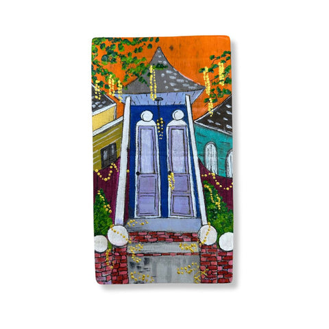 "Bedecked Double Shot" 5.5" x 9.75"