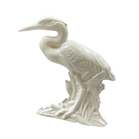 Ceramic Blue Heron Figurine