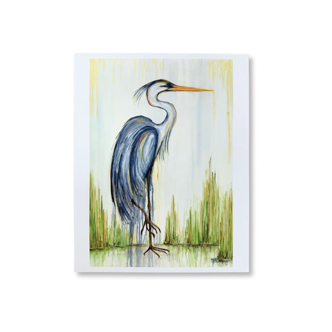 "Blue Heron I" 8x10 Fine Art Reproduction