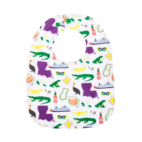 Louisiana Baby Bibs by Brooks & Belle