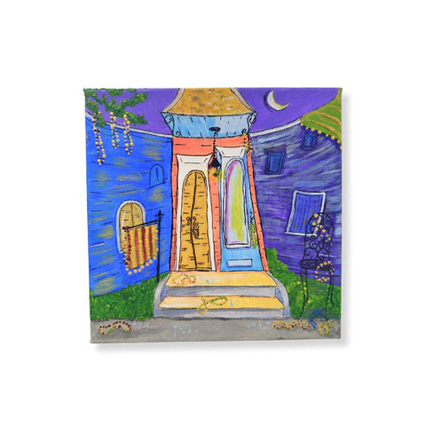 "By the Moon" 8" x 8"