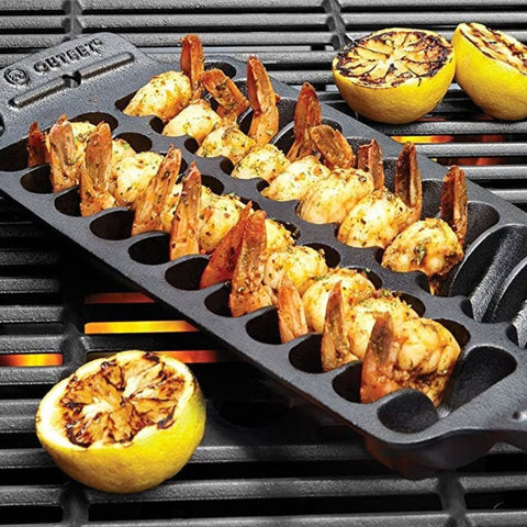 Cast-Iron Shrimp Grill Pan