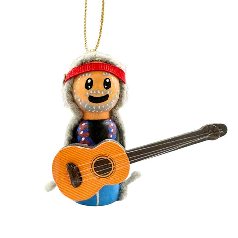 Hanging with the Stars Willie Nelson Ornament