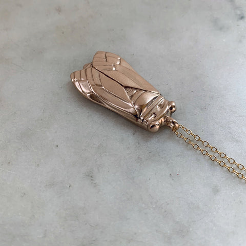 Cicada Pendant Necklace