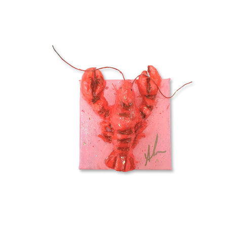 Crawfish Paper Mache Art- 4x4