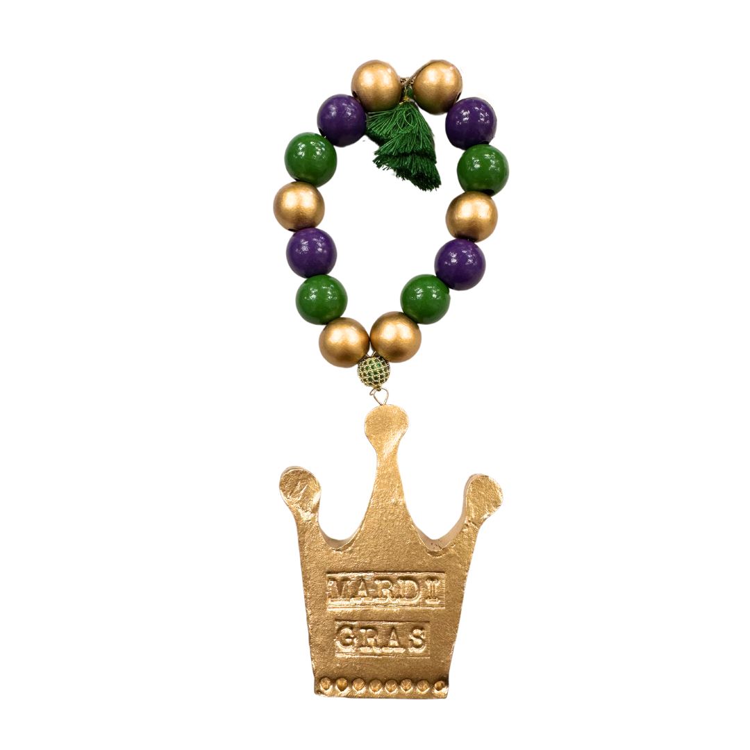 Mardi Gras Crown Bottle deals Decor