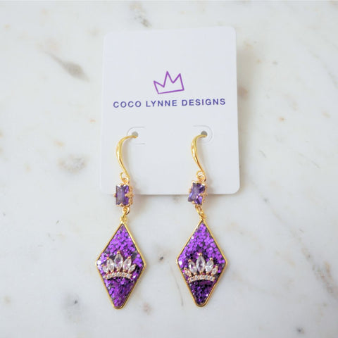 Mardi Queen Earrings