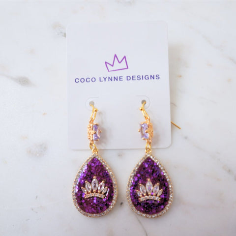 Mardi Queen Earrings