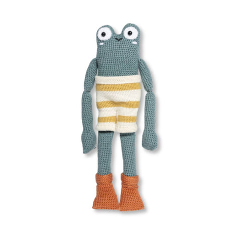 Dale Frog Crochet Doll - 318 Art & Frame