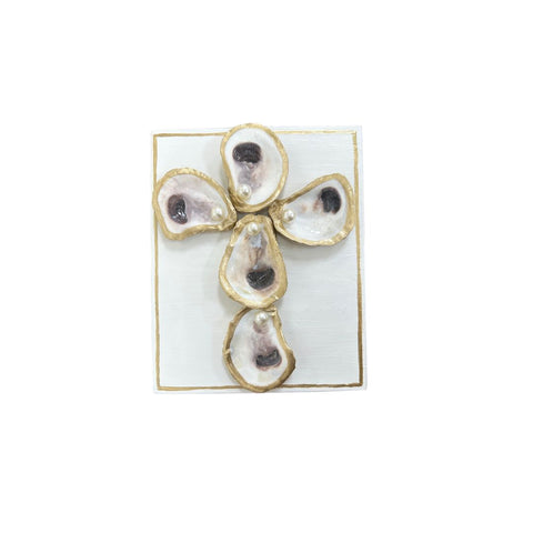 Pearl Oyster Cross Small