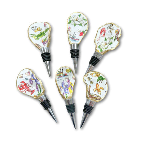 Louisiana Icons Oyster Wine Stopper
