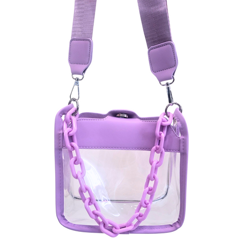 Clear Crossbody Stadium Bag