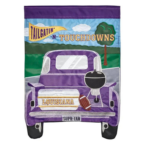 Tailgatin' in Louisiana Garden Flag