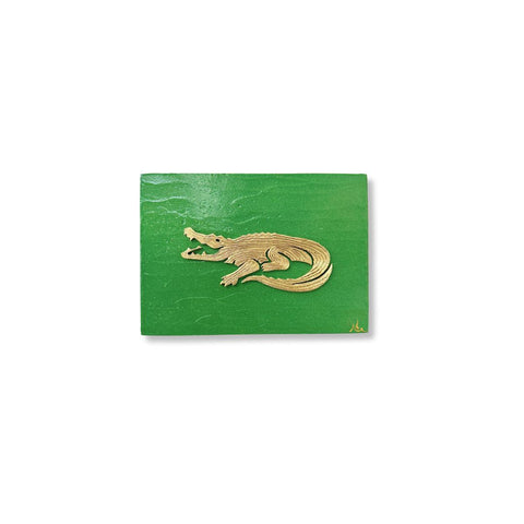 Gilded Alligator 5x7