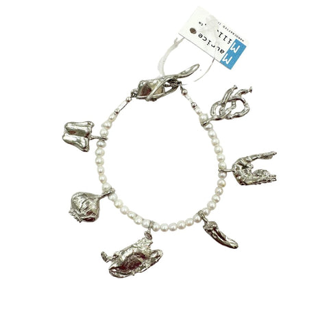 Gumbo Pearl Charm Bracelet