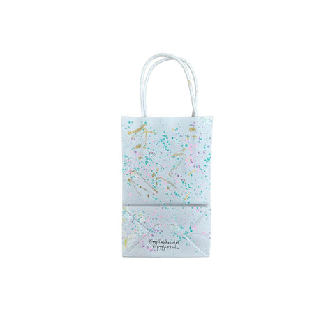 Hand-Painted Floral Gift Bag