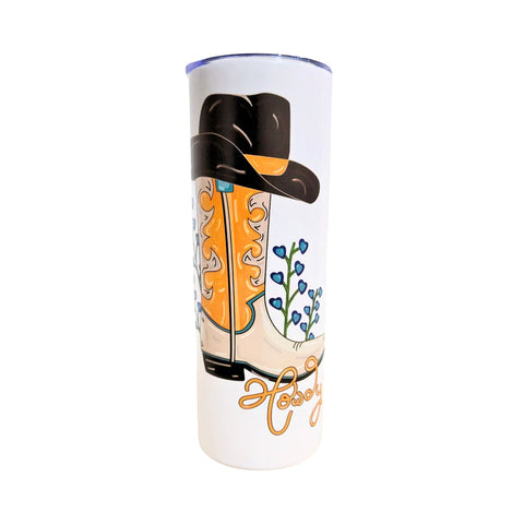 Howdy Boot 20oz Insulated Tumbler