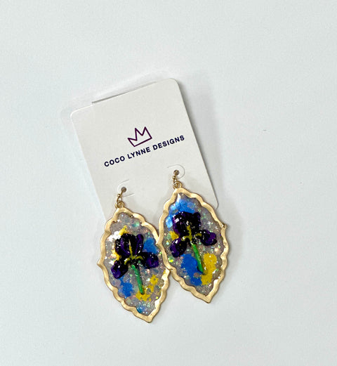 Lady Iris Earrings